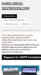 Mobile Screenshot of hard-drive-destroyer.com